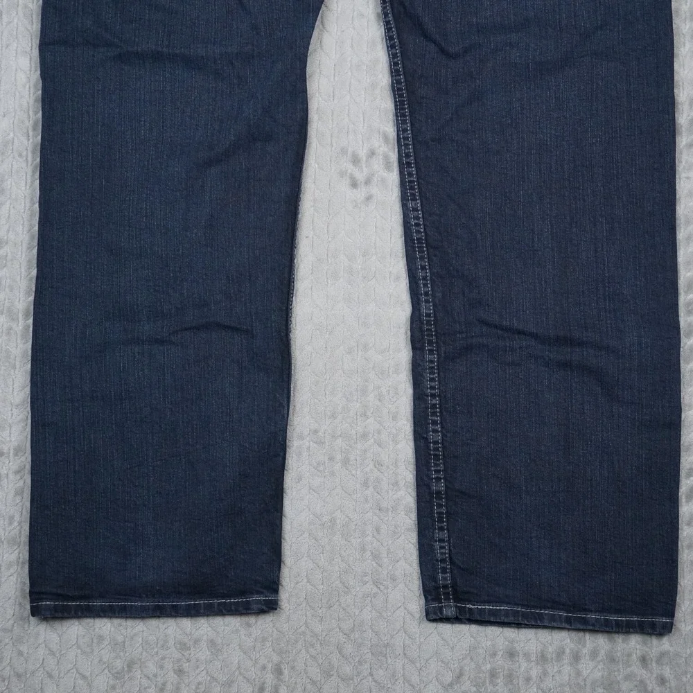 Levi's 505 Jeans Mens 38x32 Dark Wash Straight Leg Denim Regular Fit